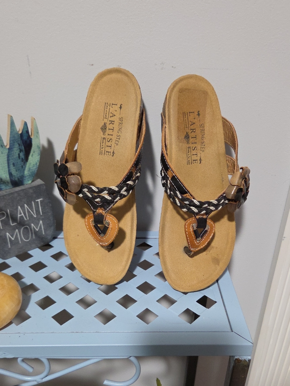 Spring Step L'ARTISTE 35 Brown Sandals